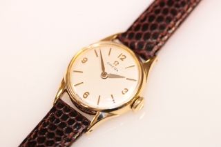 Omega Damenuhr - Lady - Watch - 585 / 14 Kt Gold - Neuwertig - Revisioniert Bild