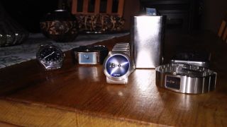 5 Armbanduhren Espirt,  Dkny,  Fossil,  Swatch Alle Gut Erhalten Bild