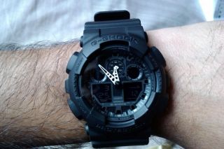 Casio G - Shock Herren Armbanduhr Black Ga - 100 - 1a1er Wie Keine Kratzer Bild