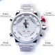 Lcd Silikon Led Digital Alarm Quarz Uhr Armband Armbanduhr Herren Wasserdicht Armbanduhren Bild 4