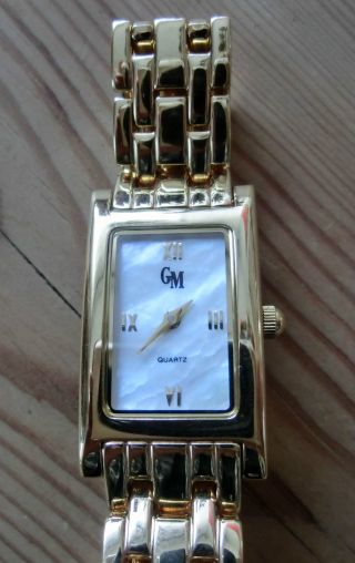 Damen Armbanduhr,  Analog,  Klassisch - Elegant,  Goldmeister,  Quarz:batterie,  Vergoldet Bild