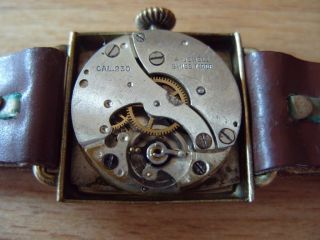 Alte Damenuhr,  Armbanduhr,  Walzgold Double,  Swiss Made 20 Mikron Bild