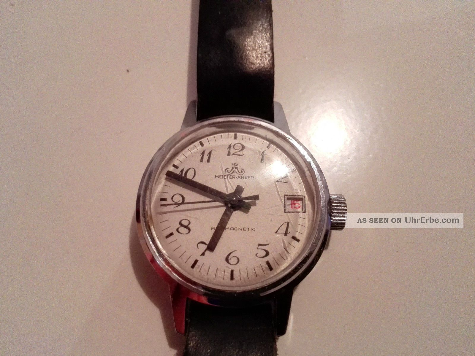 Seltne Meister Anker Damenuhr Handaufzug Deutsche Uhr Made In Germany Armbanduhren Bild