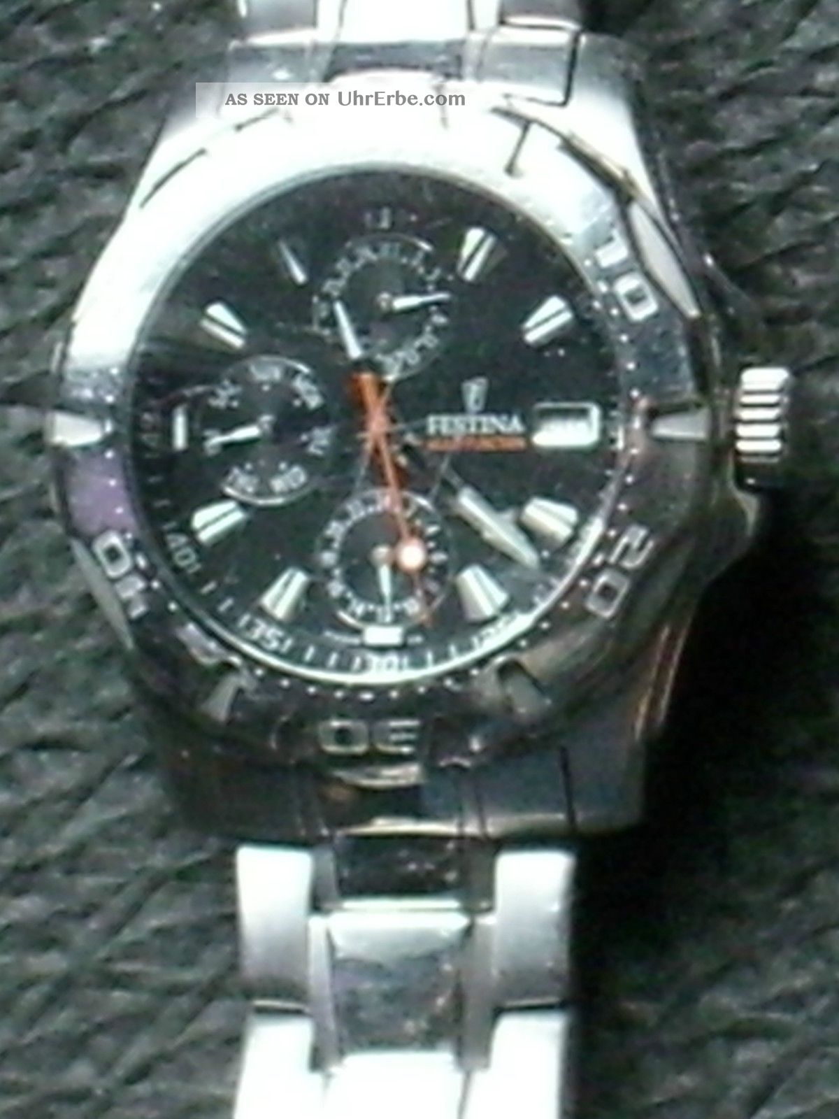 Seltener Festina F16242 Chronograph,  Herrenarmbanduhr,  Hau,  Herrenuhr,  Chrono Armbanduhren Bild