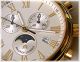 Maurice Lacroix Les Classiques,  Quartz,  Chronograph,  Mondphase,  Vergoldet,  Neuwe Armbanduhren Bild 5