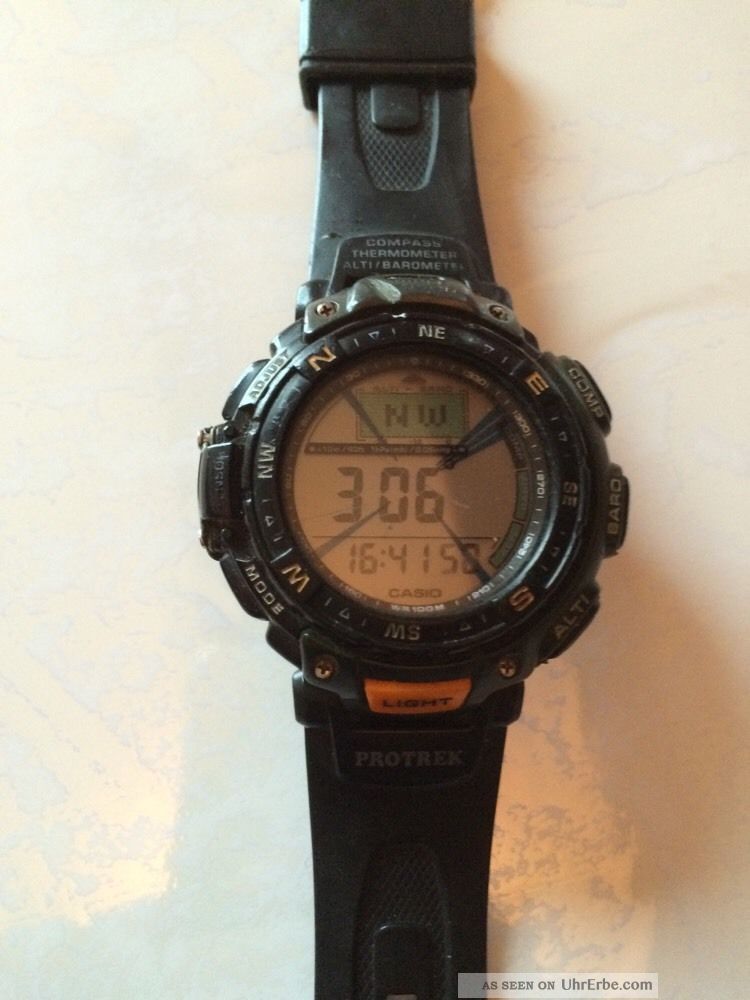 casio thermo compass watch