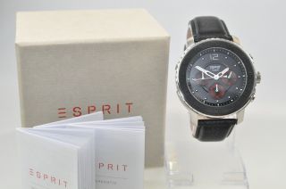Esprit Es106331002 Chronograph Bothe Black Herrenuhr Uhr Uvp 119,  90€ Bild