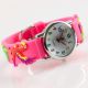 Kinder Mädchen Vive Lernuhr Armband Uhr Silikon Watch Analog Pink Papagei 33 Armbanduhren Bild 1