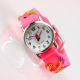 Kinder Mädchen Vive Lernuhr Armband Uhr Silikon Watch Analog Pink Papagei 33 Armbanduhren Bild 3