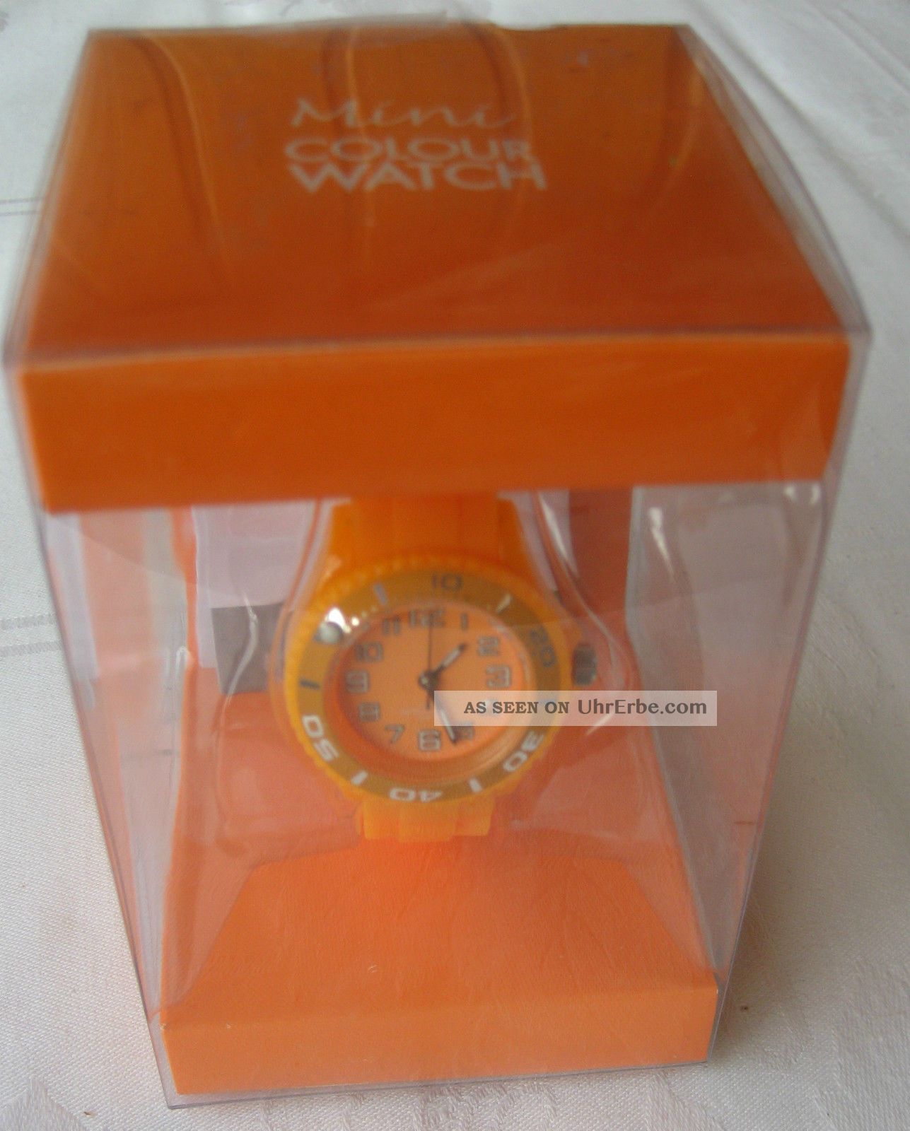 Kinderuhr,  Mini Colour Watch,  Orange,  Verpackt,  Mit Silikonarmband Armbanduhren Bild