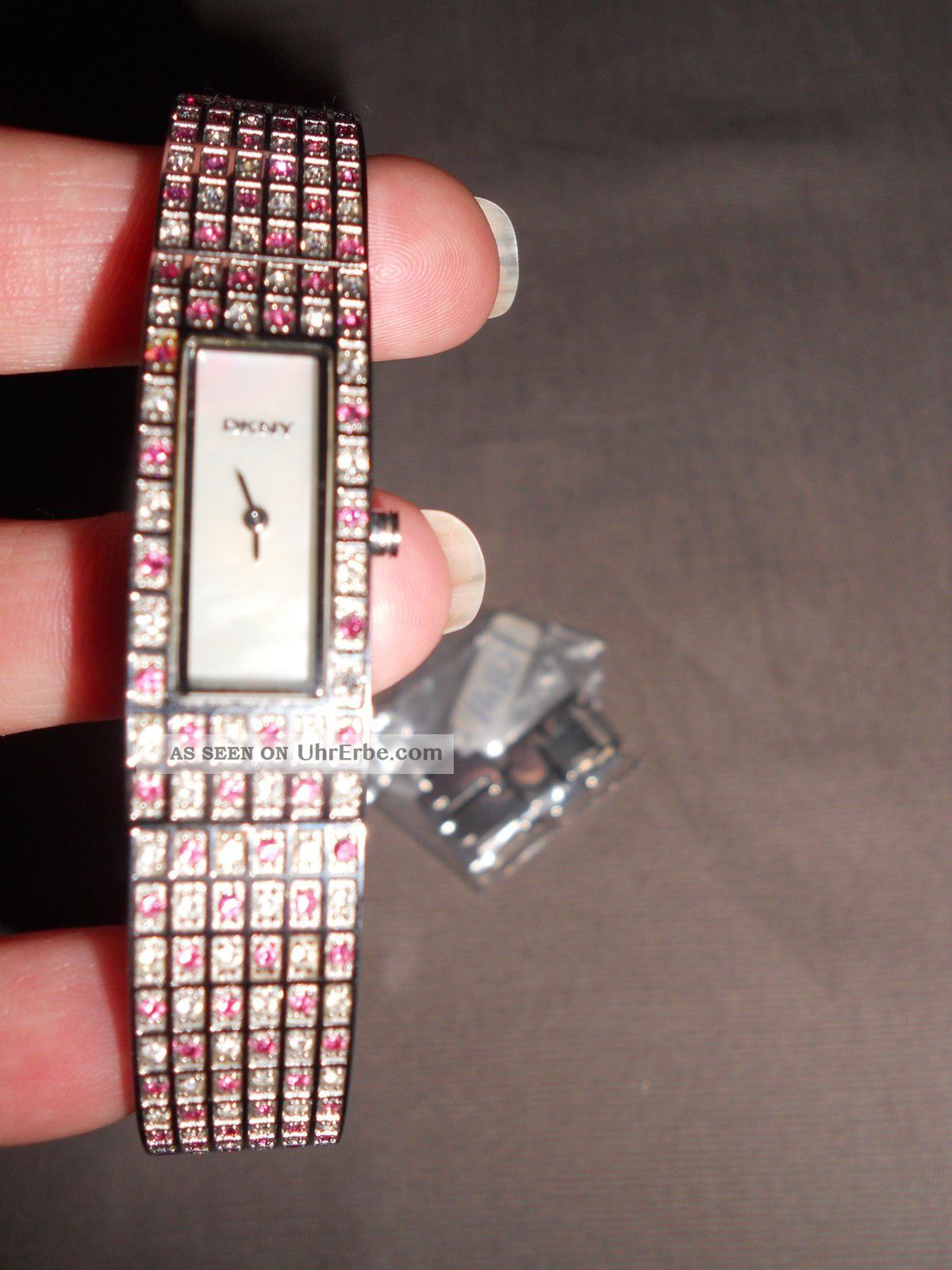 Dkny Damenuhr,  Silber Mit Strasssteine Armbanduhren Bild