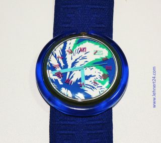 Damenuhr Pop Swatch Armband Blau Grün Rot Eta Werk Mit Neuer Batterie Damen Uhr Bild
