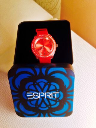 Esprit Armbanduhr,  Damenuhr,  Rot,  In Ovp Bild