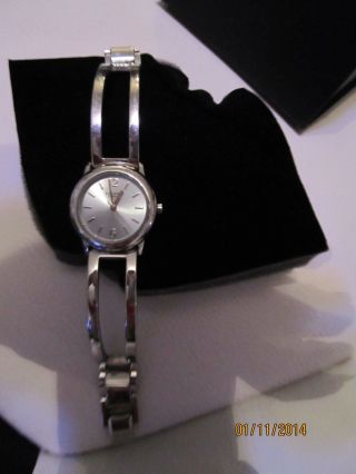 Damen Armbanduhr Luxus Regent Zeitlos&chic Quarz Edelstahl Ziffernblatt Hellblau Bild