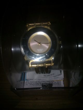 Swatch Uhr Skin Tri Gold In Ovp Verpackung Elegant Bild