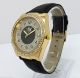 Damen Armband Uhr Mit Strass Quarz Gold Trend Mode Design Watch Damenuhr Armbanduhren Bild 1