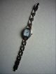 Fossil Uhr Damen Edelstahl Blau Armbanduhr Vintage Armbanduhren Bild 5
