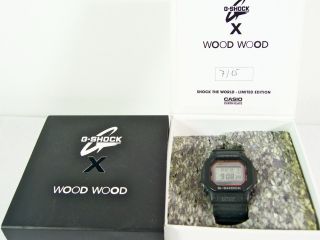 Casio G Shock X 5600 Wood Wood - Limited To 15pcs Worldwide - Rare Bild