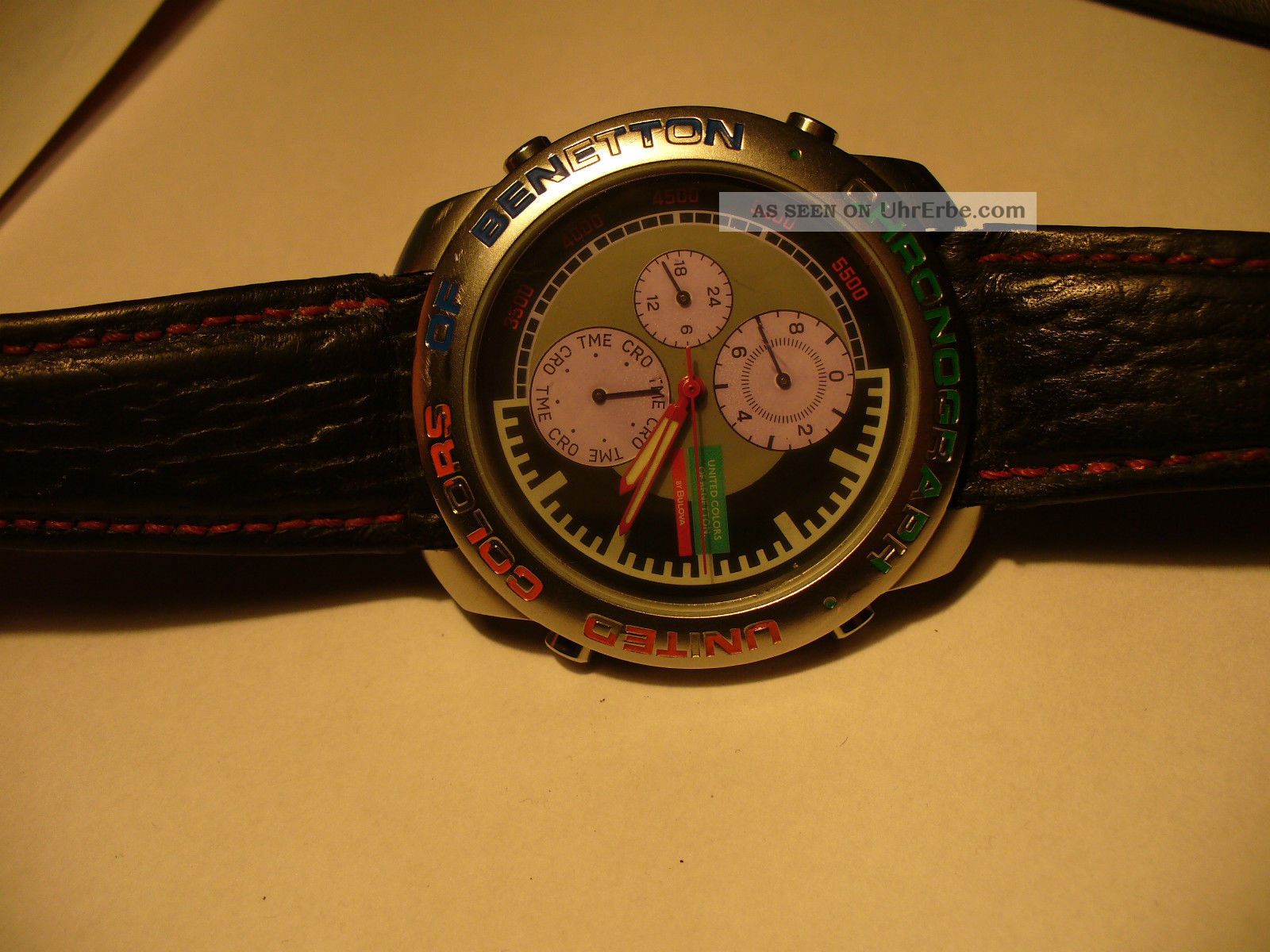 United Colors Of Benetton By Bulova Multi Chronograph Uhr Armbanduhren Bild