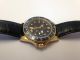 Rolex Gmt Ref,  16758 Gold Leder Band Service / Dornschliesse Armbanduhren Bild 4