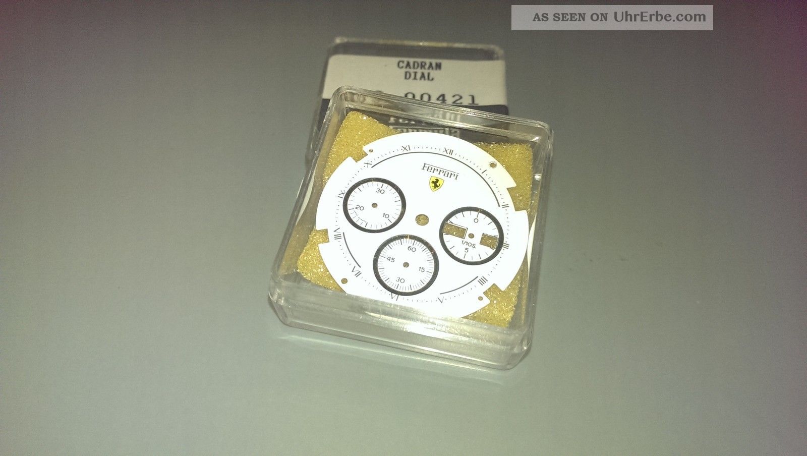 Ferrari Formula By Cartier - Zifferblatt Chronograph - Weiss Armbanduhren Bild