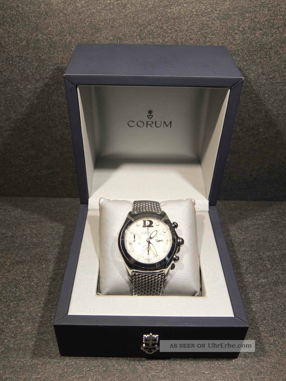 Corum Bubble 45mm Automatik Chronograph Mit 57 Steinen Mit Box,  Papiere Armbanduhren Bild