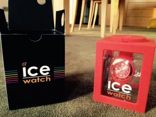 Ice Watch Small - Silikonarmband - Rot - Ovp Bild