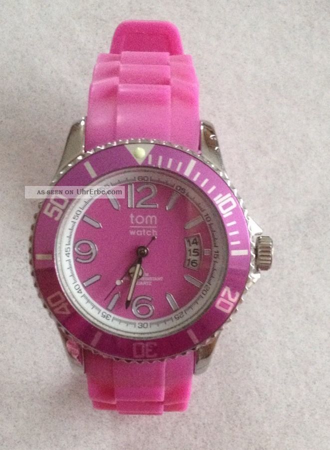 Tom Watch Pink Mit Datum Armbanduhren Bild