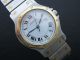 Cartier Santos Ronde Medium - 750 Gold/stahl - 1a & Revision - Automatik Armbanduhren Bild 2