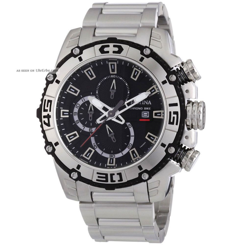 Festina Herren - Armbanduhr Tour Chrono Bike 2012 Edelstahl F16599/3 Armbanduhren Bild