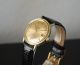 Omega Seamaster Vintage 14k Gold Gehäuse Automatik Herren Armbanduhr Armbanduhren Bild 1