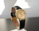 Omega Seamaster Vintage 14k Gold Gehäuse Automatik Herren Armbanduhr Armbanduhren Bild 5