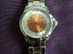Yves Rocher Uhr Damen Glamour Rosegold/silber/glitzersteine Schmuckuhr - - Armbanduhren Bild 2