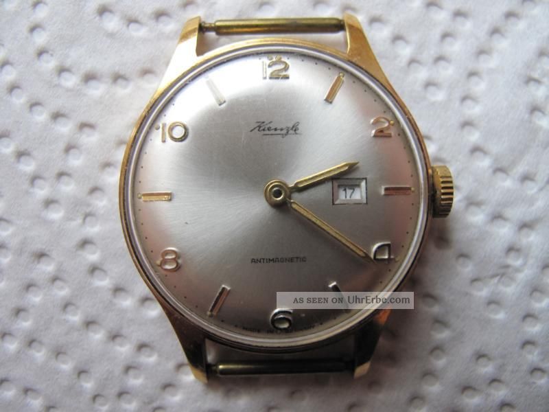 Vintage Kienzle Handaufzug Aus Ca.  1960 Armbanduhren Bild