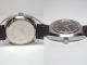 Citizen 70er Edelstahl Herrenuhr Mit Datum & Neuem Lederband Armbanduhren Bild 2