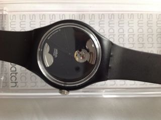 Swatch Armbanduhr Automatik Schwarz Limited Edition Swiss - Made Bild