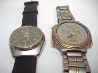 Junghans & Citizen Titan Chronograph Herrenuhr Uhren Sammlung Konvolut Bild