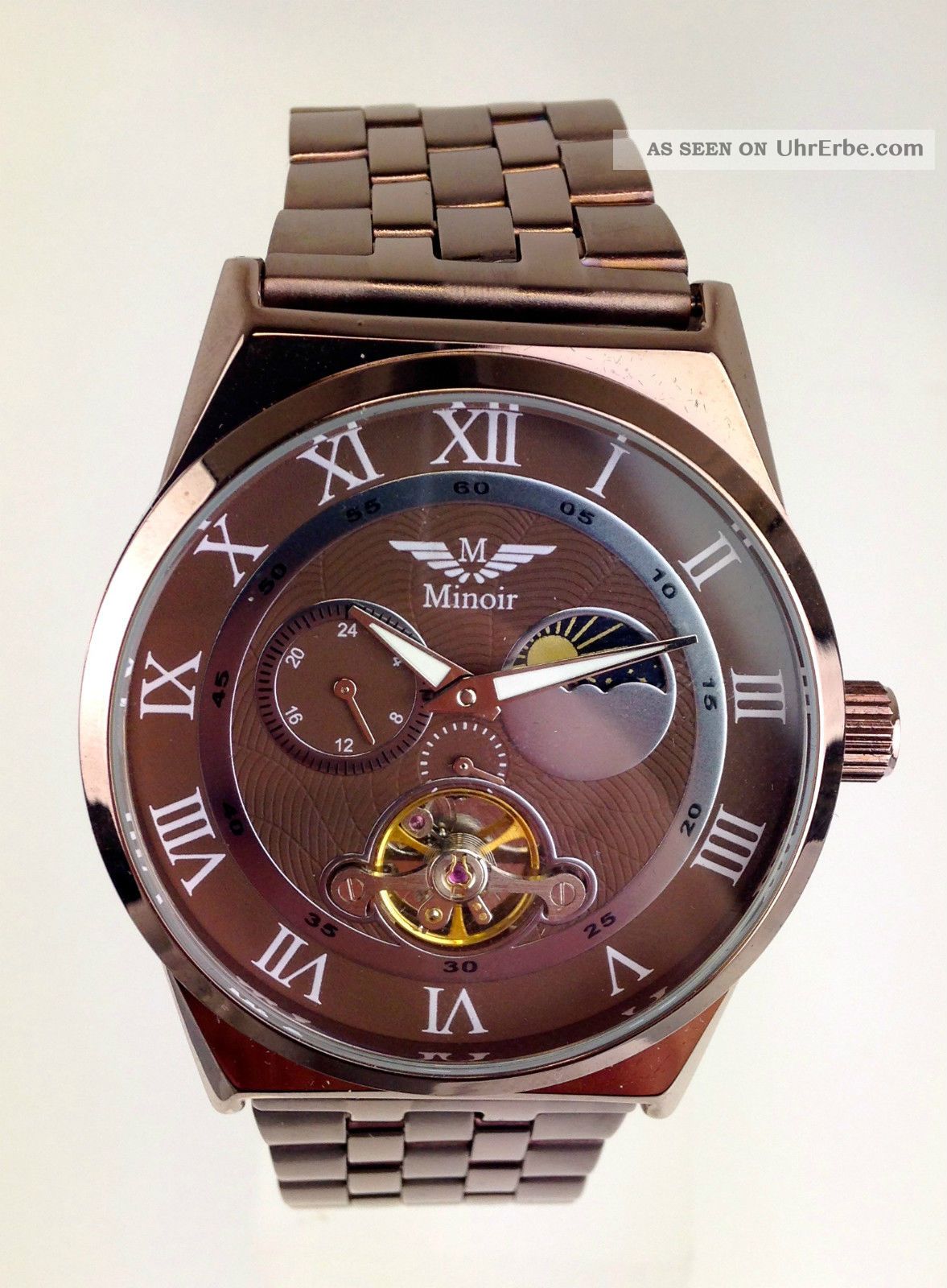 Armbanduhr Marke Minoir - Viele Funktionen - Automatikwerk - Modell Ahun Armbanduhren Bild