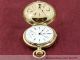 Patek Philippe 18k Gold Taschenuhr Savonette Handaufzug Chronograph Armbanduhren Bild 2