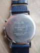 Mercedes Benz Slk Mb Uhr Chronograph Edelstahl Blaues Armband Top Armbanduhren Bild 4