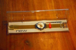 Swatch Automatic - Red Ahead San 100/ Blue Matic Ovp Bild