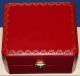 Cartier Box In Rot Mit Goldverzierungen Armbanduhren Bild 4