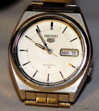 Armbanduhr Seiko 5 Automatic Uhr Bild