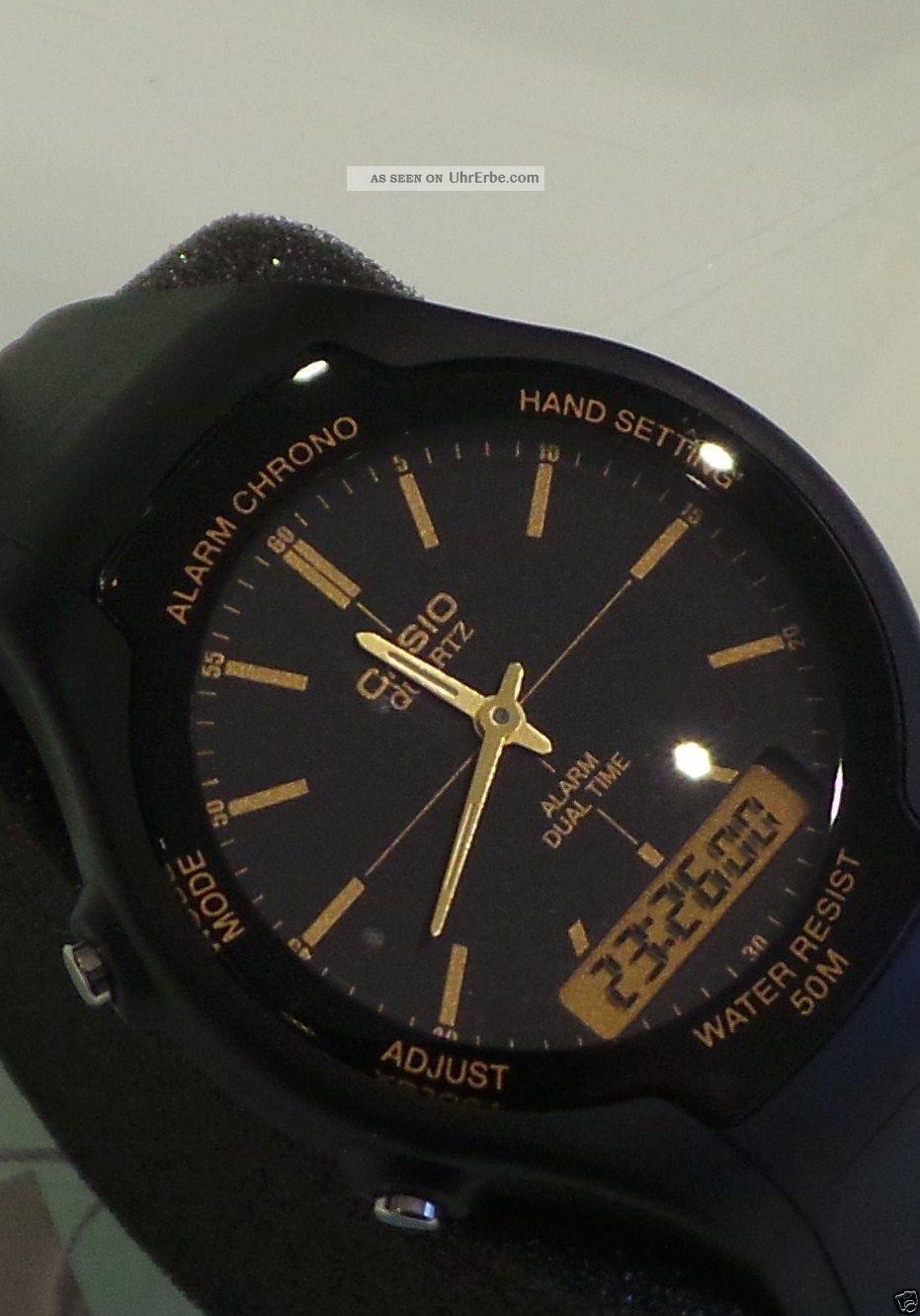 Casio Dual - Time,  - Herrenuhr Chronograph,  Alarm,  50m Wasserdicht,  Sehr Leicht Armbanduhren Bild