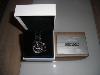Seiko Solar Chronograph Diver 200m Watch,  Ssc015p1 Bild