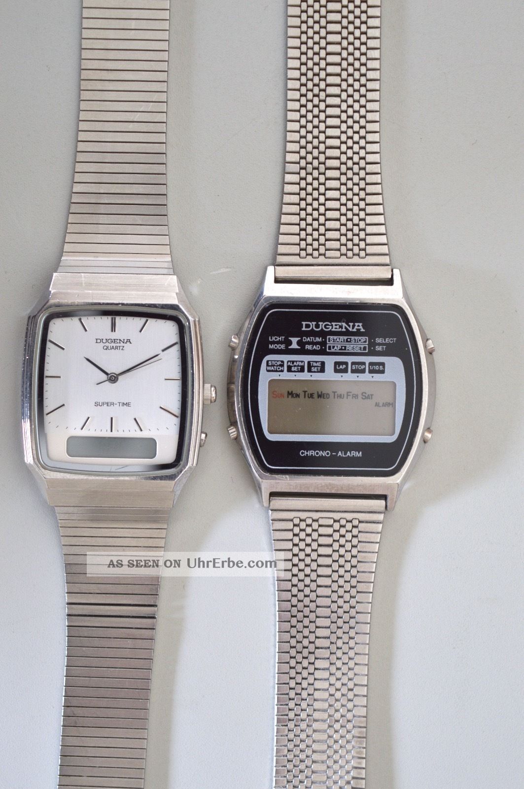 2 Dugena Uhren Armbanduhren Herren Vintage Armbanduhren Bild