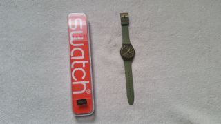 Swatch Rebel Uhr Grün Top Armbanduhr Unisex Bild