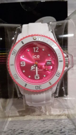 Ice Watch / Ice White - White - Fluo Pink Unisex Bild