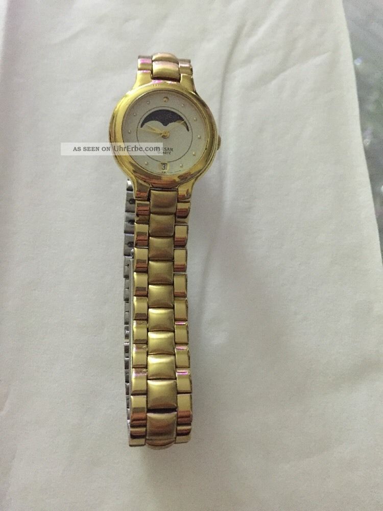 Pulsar Damen Uhr Mondphase Datum Neuwertig Armbanduhren Bild