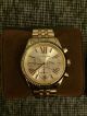 Michael Kors Mk5556 Armbanduhr Uhr Chronograph Modell Lexington Gold Damen Top Armbanduhren Bild 2